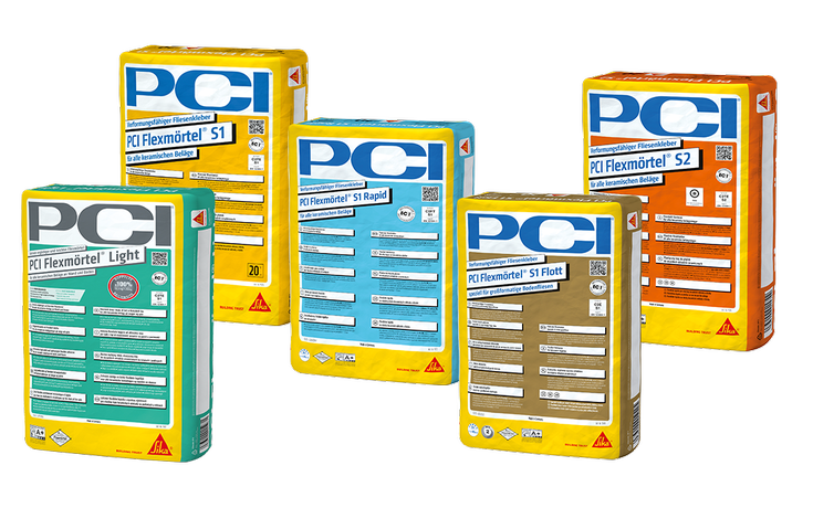 PCI Flexmörtel-Linie